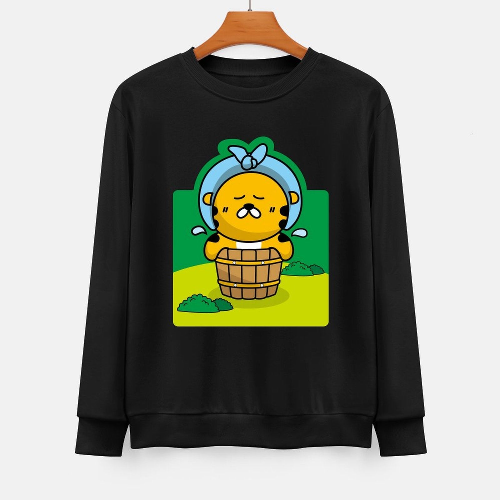 Front Patterned Long Sleeve TopPromotional Active